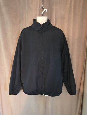 Izod Men's XL Blue Full-Zip Windbreaker Jacket